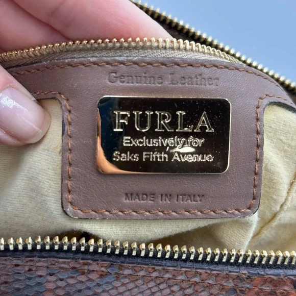 Furla Python Diana Shoulder or Crossbody Bag - Picture 13 of 16